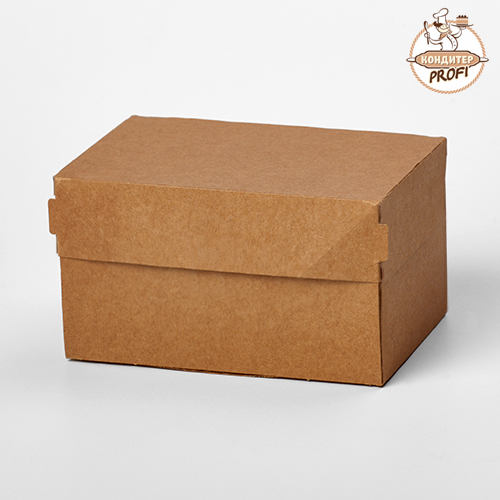 Упаковка для тортов и десертов ECO- "Крафт, 1200мл." (1шт.) 10781