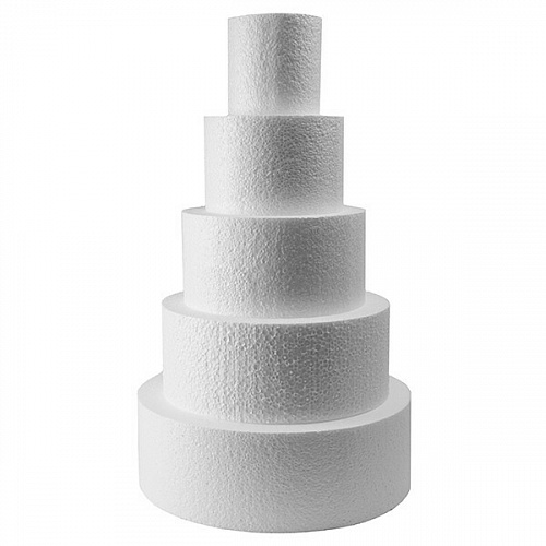 Форма муляжная для торта - "Круг" ø 38 см. выс. 3 см. плот. 25 кг/м³. (C38-MP) (1 шт.)