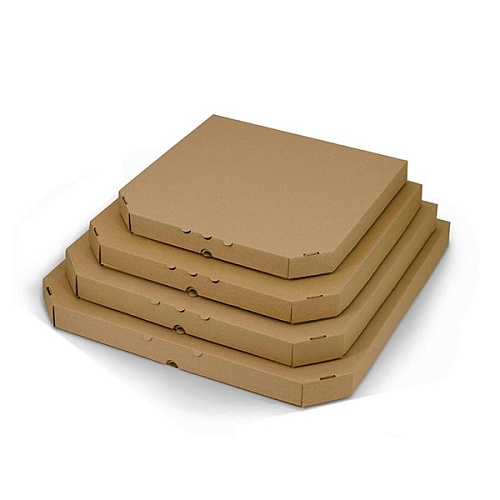 Картонная упаковка для пиццы - "Бурая  30х130х3,5мм." (1шт.)