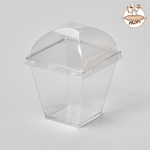 Креманка с крышкой пластиковая № 6 180мл (1шт)