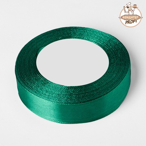 Лента атласная 10мм. Малахит  (118) (30м.) (1 шт.)