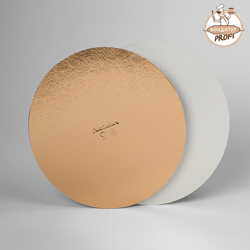 Подложка усил. Золото/Жемчуг D 140мм. толщ.3,2мм (1шт)