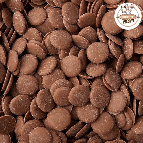 Шоколад ARIBA - "Молочный (34/36), Диски 32,5%" (AQ49DL) (Упаковка 1 кг.)