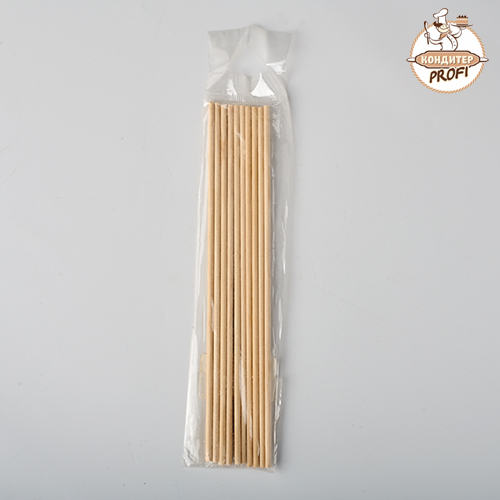 Палочки деревянные для леденцов 20х3 мм (Упаковка 10шт.)