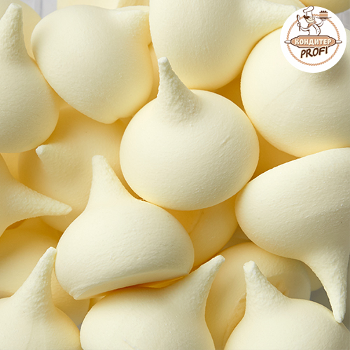 Сахарные БЕЗЕ ГЛАДКИЕ/Крупные "Жёлтые"  /600гр/