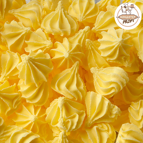 Сахарные БЕЗЕ РИФЛЕНЫЕ/ Малые "Желтые /750гр/