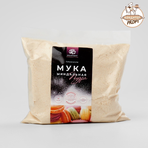 Миндальная мука ДЖОЛИ - "Пудра", 53% (Упаковка 0,5 кг.) (Цена за 1 кг.)