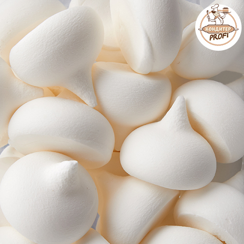 Сахарные БЕЗЕ ГЛАДКИЕ/Крупные "Белые /600гр/