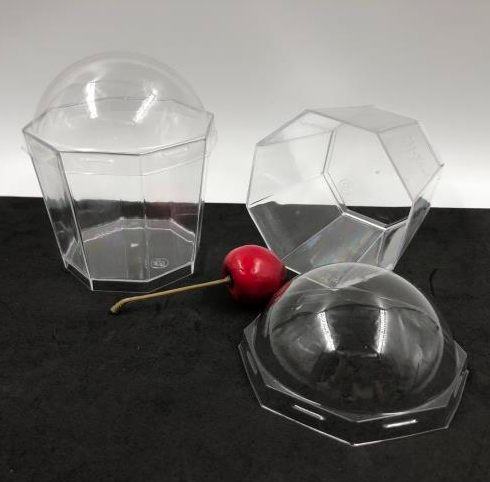 Креманка с крышкой №4 Восьмигр 180мл 25шт 1шт пластик (Китай)