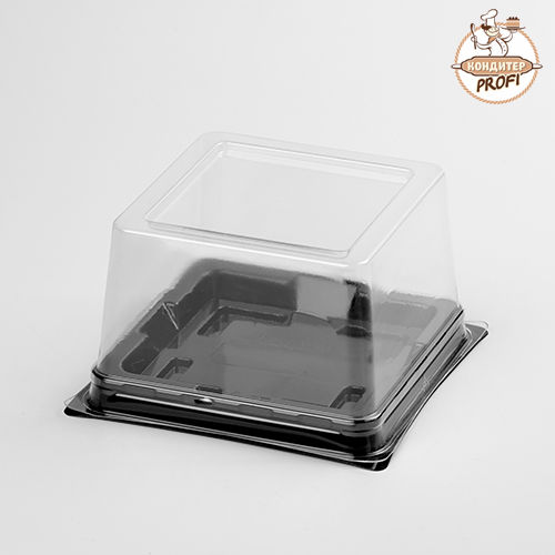 Тортница квадратная (черная) 138х138мм, ПР-Т-138 Д+К (300шт)