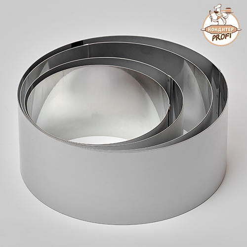 Форма нержавеющая сталь - "Круг D 20 см. H-10 см." (1шт.)