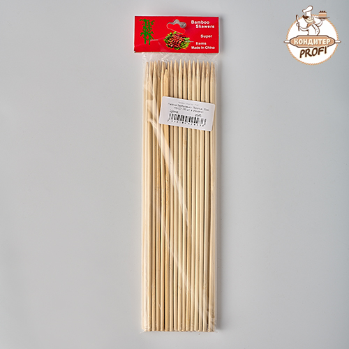 Палочки бамбуковые - "Толстые, 30см, KS-221 (30 шт. в упаковке)