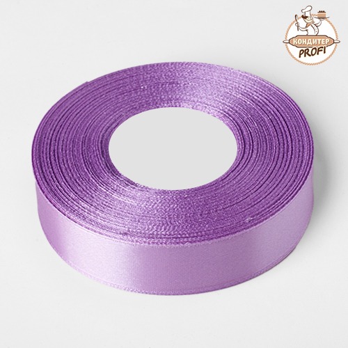 Лента атласная 20мм. Светло-фиолетовая (125) (30м.) (1 шт.)