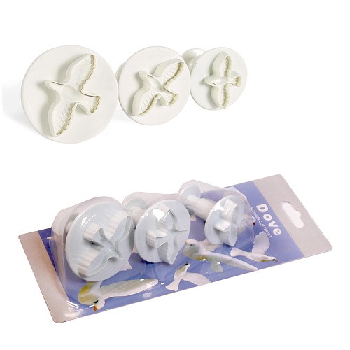 Вырубка с выталкивателем "ГОЛУБИ" (Набор 3шт.) (1 шт.)