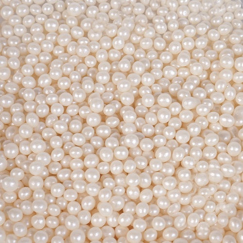 Посыпка сахарные шарики  Белые перл. 4 мм. 901210 (упаковка 1 кг.)