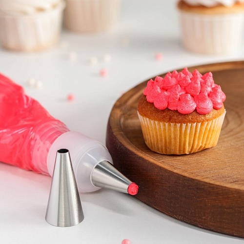 Насадка кондитерская "Трубочка" d3см,вых. 1см 2957174 (1шт.)