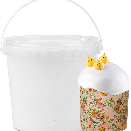 Помадка сахарная готовая - "Ванильная БЕЛАЯ" (1кг.)