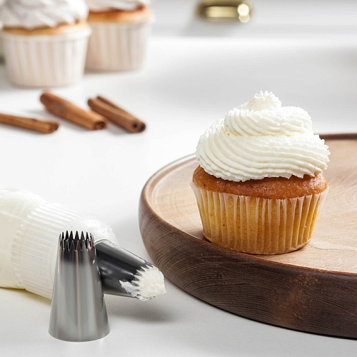 Насадка кондитерская "Французская звезда" d 3 см, вых. 1,2 см (№6FT) 3831031 (1шт.)