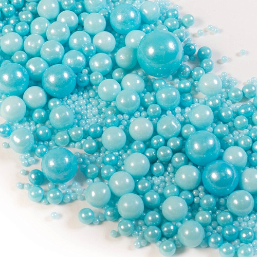 Посыпка микс "Шарики Голубые  ассорти"  903078 (1 кг.)