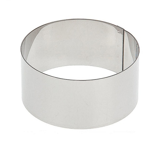Форма нержавеющая сталь - "Круг D 20 см. H-10 см." (1шт.)