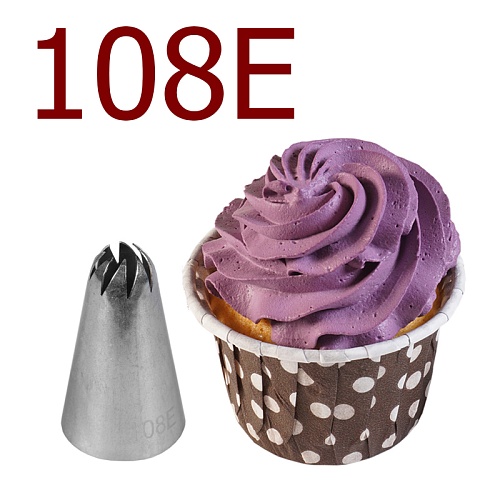Насадка кондитерская № 108Е (1шт.)
