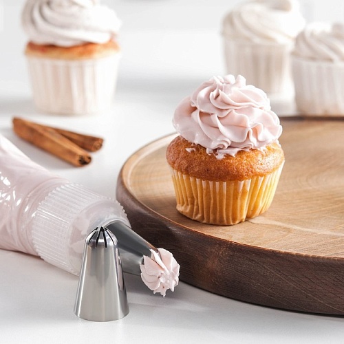 Насадка кондитерская "Закрытая звезда" d2.8 вых. 0,6см 3831058 (1шт.)