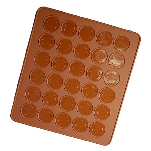 Коврик силиконовый для макарун малый 28х25 мм. 203211 (Упаковка 1 шт.)