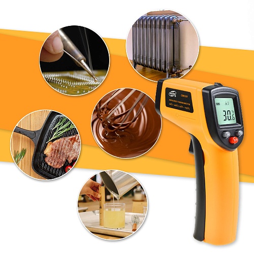 Пирометр с батарейками BENETECH GM320 KS-270 (1шт.)