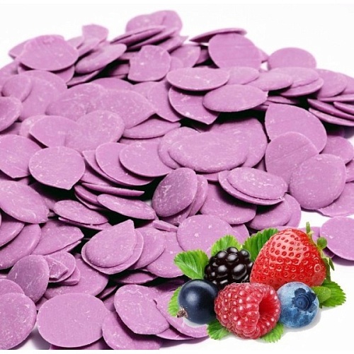 Кондитерская глазурь "Шокомилк" со вкусом Лесных ягод 6,5 кг./ уп.) (1 кг.)