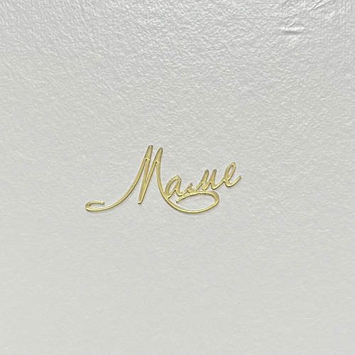 Мининадпись "Маме" зеркальное золото 6х2 Н9/З (1шт.)
