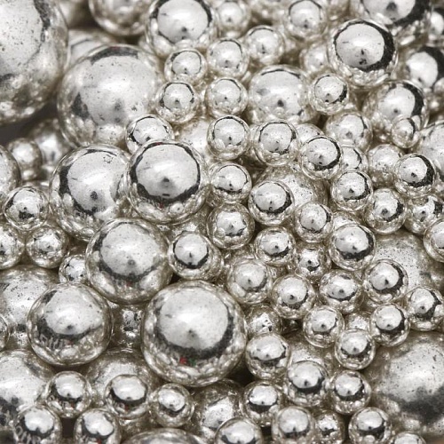 Посыпка микс "Шарики серебряное ассорти" 903077 (1кг.)