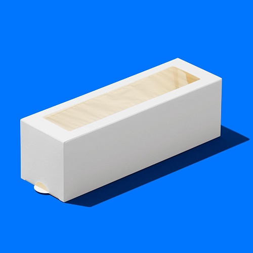 Картонная коробка для макарон ForGenika 6 изделий "Белый"(МВ 6)(1 шт.)