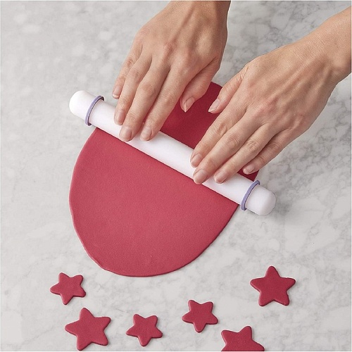 СКАЛКА Гладкая для мастики 22х3см (1шт.)