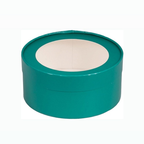 Картонная упаковка круглая 16х7 см "НГ пряники" (1шт.)